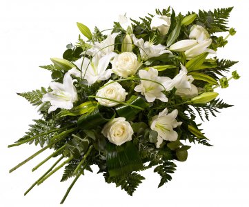 Sympathy Roses and Lilies