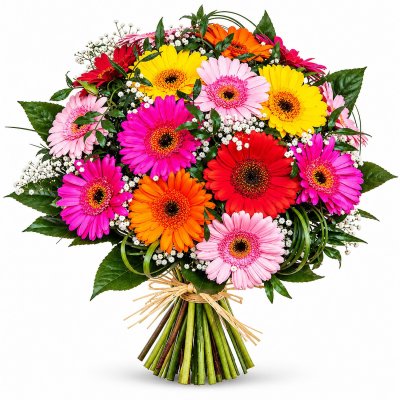 Coloured mini Gerberas