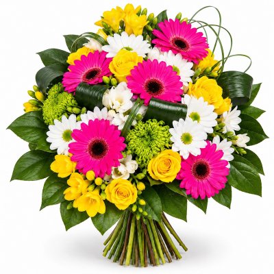 Mixed mini Gerberas and Roses